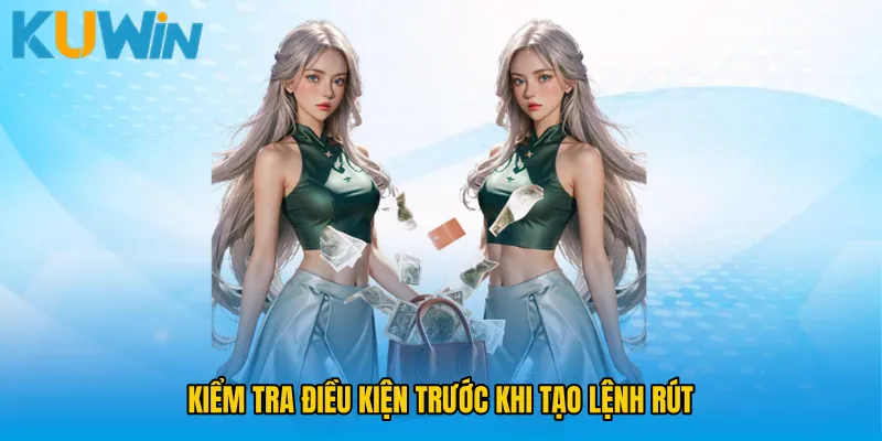 Kiểm tra điều kiện trước khi tạo lệnh rút